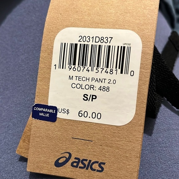 🚹 Men’s ASICS regular fit tech pants, NWOT - Picture 15 of 15